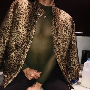 Cheetah Print Puffer Jacket